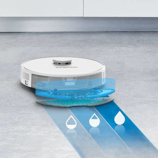 Rowenta X-Plorer S75 Animal Allergy Прахосмукачка Робот с Време на Работа до 120 мин и Покритие на Пространството до 120 кв.м Бяла