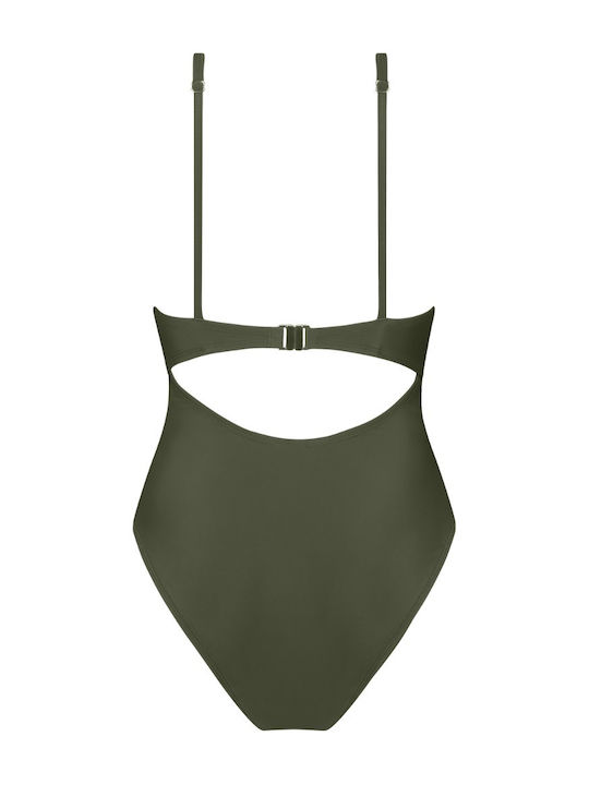 Badeanzug Dark Green