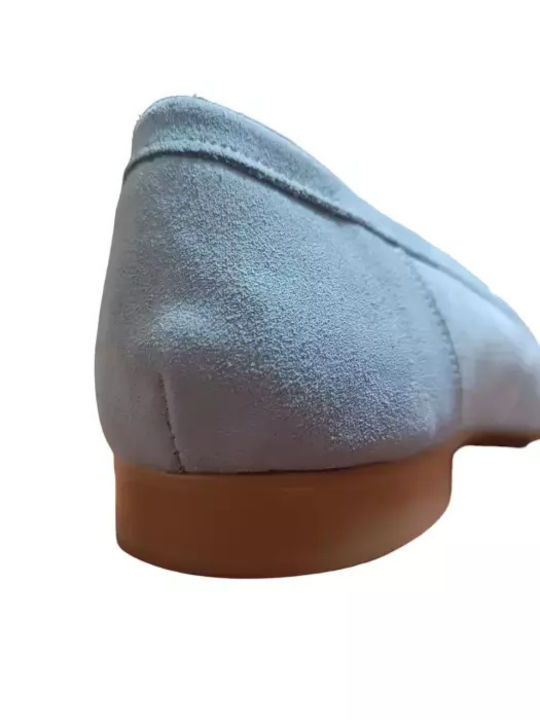 Damen Loafers in Hellblau Farbe