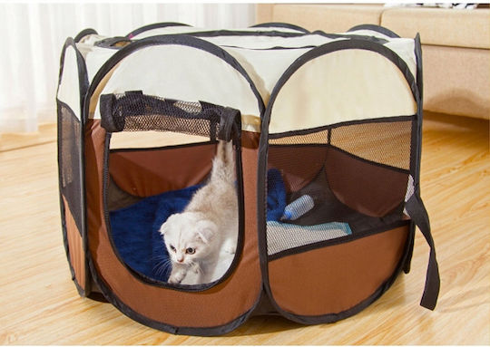 Park für Hunde in Beige Farbe 91 x 91 x 91cm