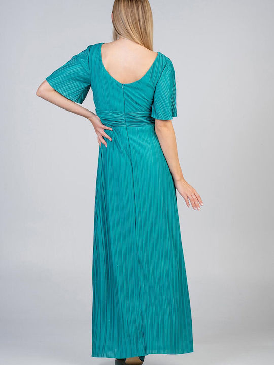 Bellino Maxi Dress Wrap Green