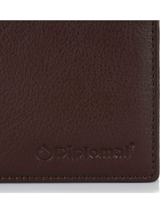 Кожено Мъжки Портфейл Класически с RFID Кафяв