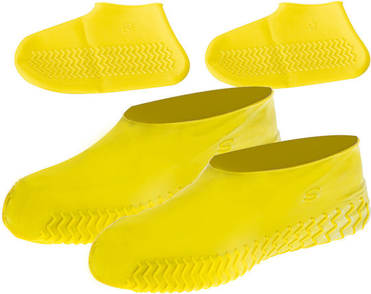ikonka Schuhüberzüge Gelb