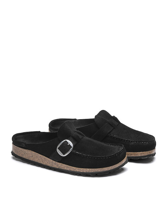 Bs Classic Mules with Heel in Black Color