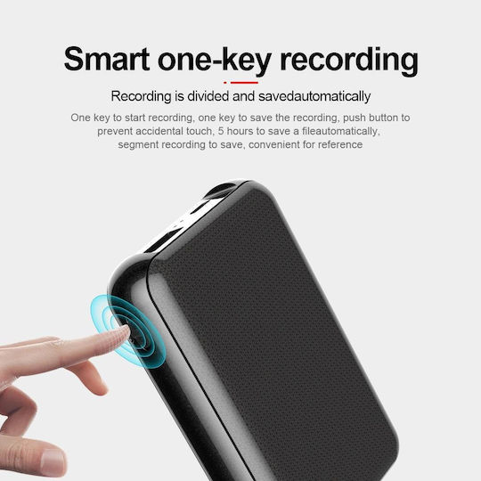JnN Q75 Surveillance Bug Audio Recorder Power Bank Capacity 64GB