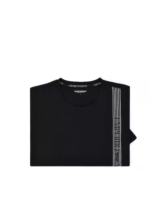 Emporio Armani Ανδρικό T-shirt Κοντομάνικο Μαύρο