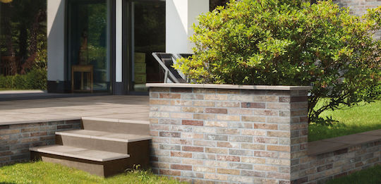 Rondine Ceramica Bristol Плочка За под На закрито Порцеланов Матов 25x6см Rust