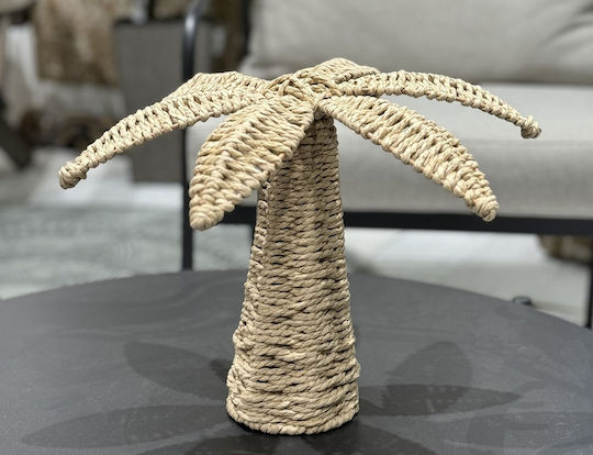 Artificial Plant in Small Pot Palm Tree Brown 30cm
