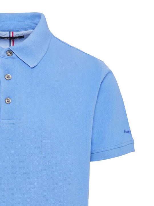 Polo Herrenbluse Kurzarm Marina Blau