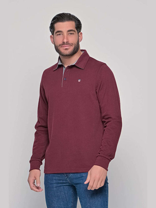 NYT Men's Blouse Polo Burgundy