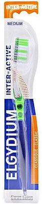 Elgydium Interactive Manual Toothbrush Medium Green 1pcs