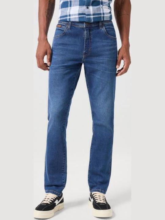 Texas Ανδρικό Παντελόνι Τζιν με Slim Straight Εφαρμογή Μπλε