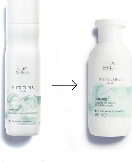 Wella Nutricurls Σαμπουάν Ενυδάτωσης & Όγκου για Σγουρά Μαλλιά 250ml