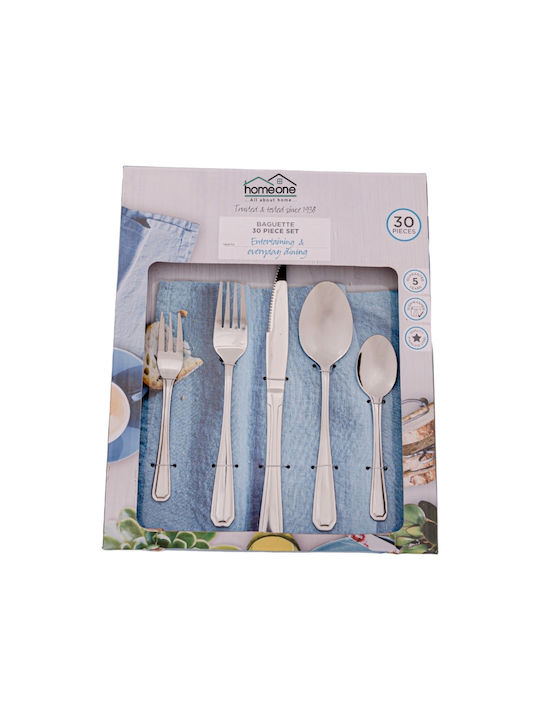 Homeone Cutlery Set Stainless 30pcs