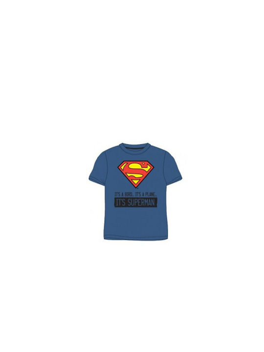 Superman Kinder Schlafanzug Blau