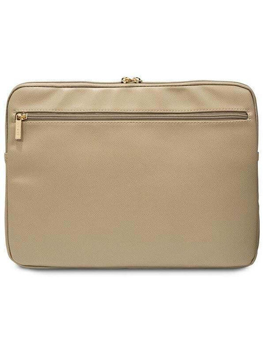 Guess Triangle 4G Tasche Fall für Laptop 14" in Gold Farbe