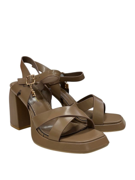 Laura Biagiotti Women's Sandals Beige