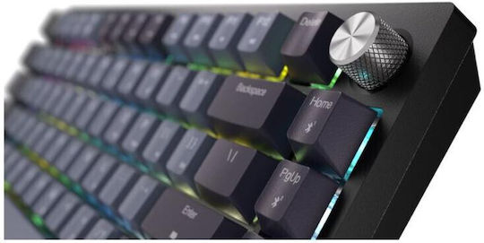 Corsair K65 PLUS Ασύρματο Gaming Πληκτρολόγιο 75% με Corsair MLX Red διακόπτες και RGB φωτισμό (Αγγλικό US)