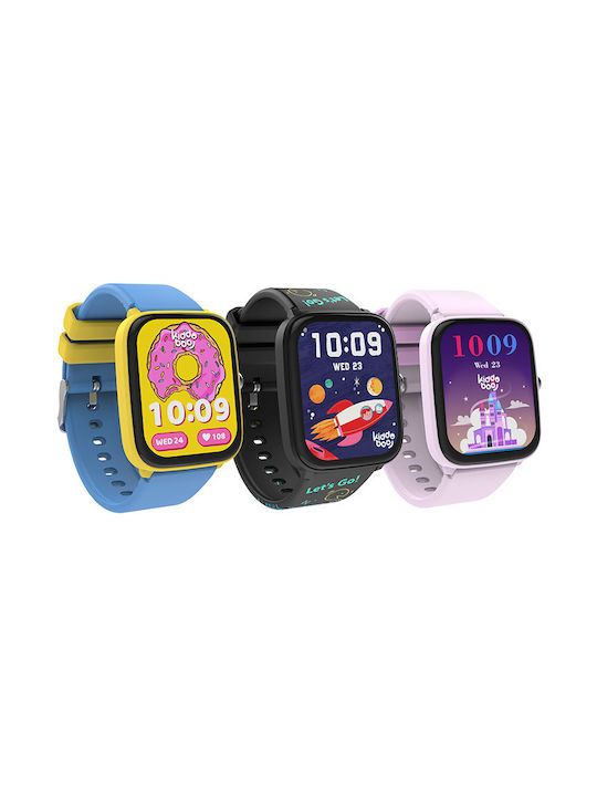Kiddoboo Kinder Smartwatch mit Lederarmband Blau