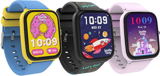 Kiddoboo 2.0 Smartwatch με Παλμογράφο (Μαύρο)
