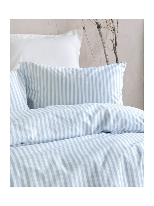 Rythmos Duvet Set Single 160x240cm Diva Eloise Blue 2pcs