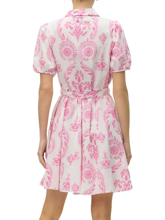 Vero Moda Rochie White/pink