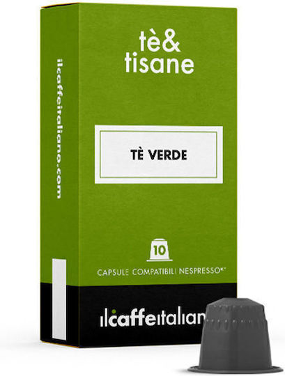 Πράσινο Τσάι Συμβατό Nespresso Il Caffe Italiano 10 Κάψουλες