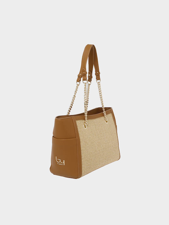 Byblos Damen Tasche Schulter Beige