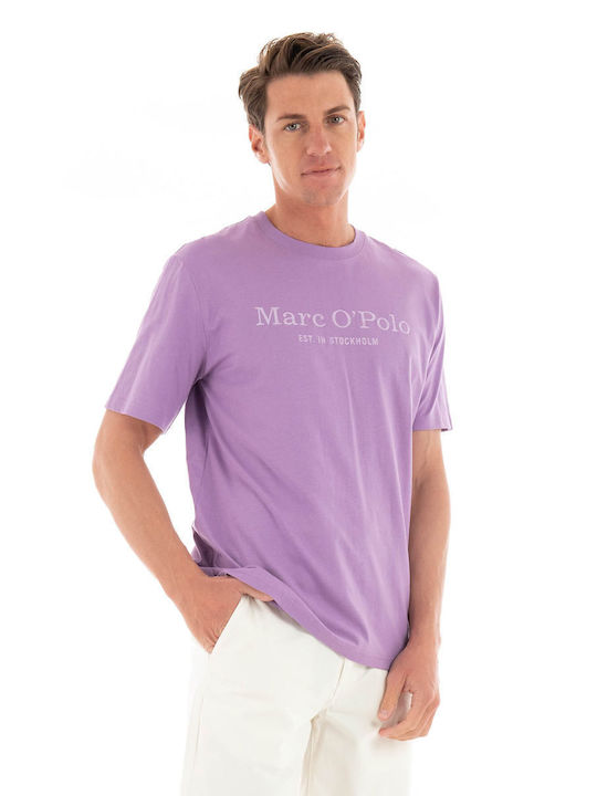 Marc O'Polo Herren Kurzarmshirt Lilac