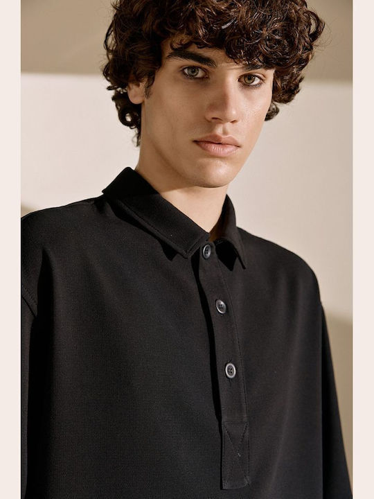 Brokers Jeans Men's Blouse Polo Black