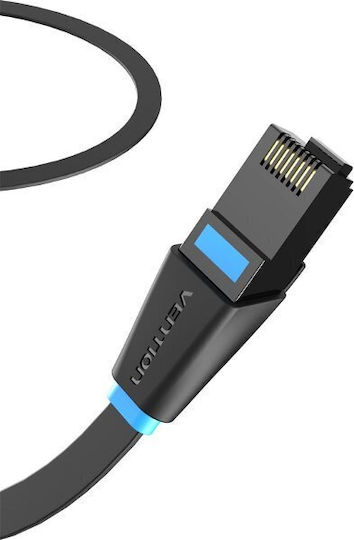 Vention Flat U/UTP Cat.6 Gigabit Network Cable Ethernet 5m Black
