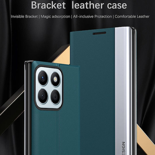 New Design Back Cover Δερμάτινο / Δερματίνης / Πλαστικό Μαύρο (Honor X8b (OEM))