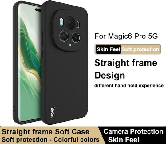 Imak Pro 5g Back Cover Σιλικόνης Μαύρο (Honor Magic6 Pro 5G)