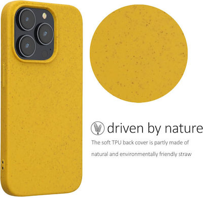 Kalibri Back Cover Silicone Durable Yellow (iPhone 15 Pro)