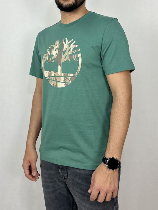 Timberland Tree T-shirt Bărbătesc cu Mânecă Scurtă Sea Pine