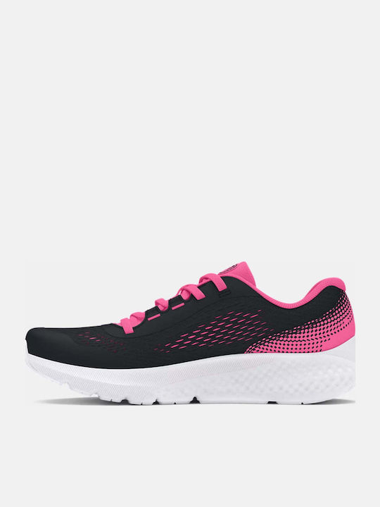Ua Rogue 4 Al Детски спортни обувки Running с Връзки Черни