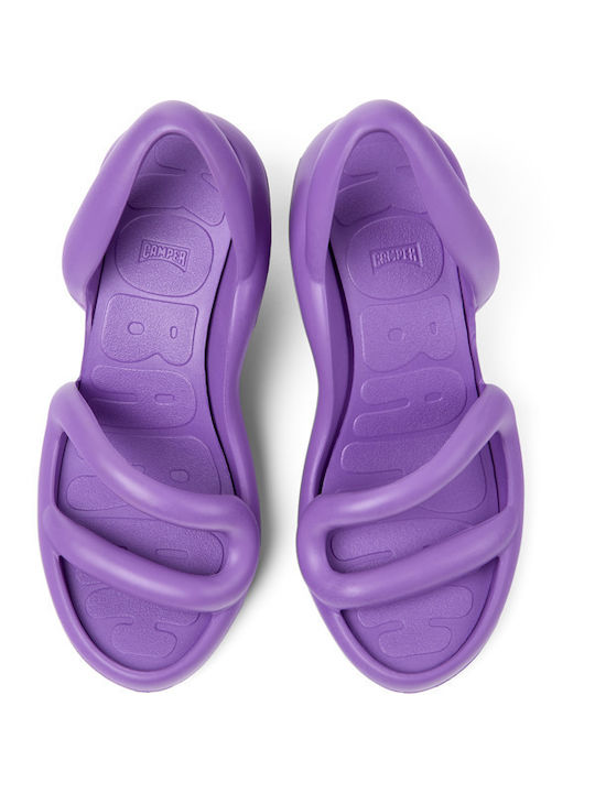 Camper Synthetic Leather Women's Sandals Purple