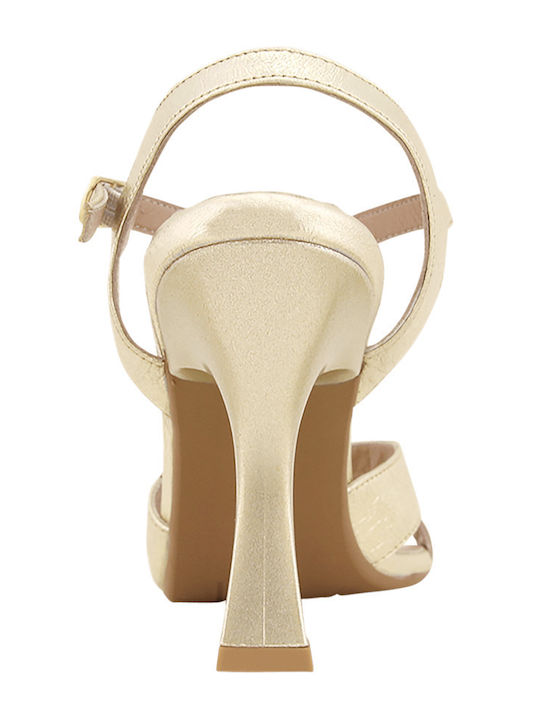Leather Sandals Gold