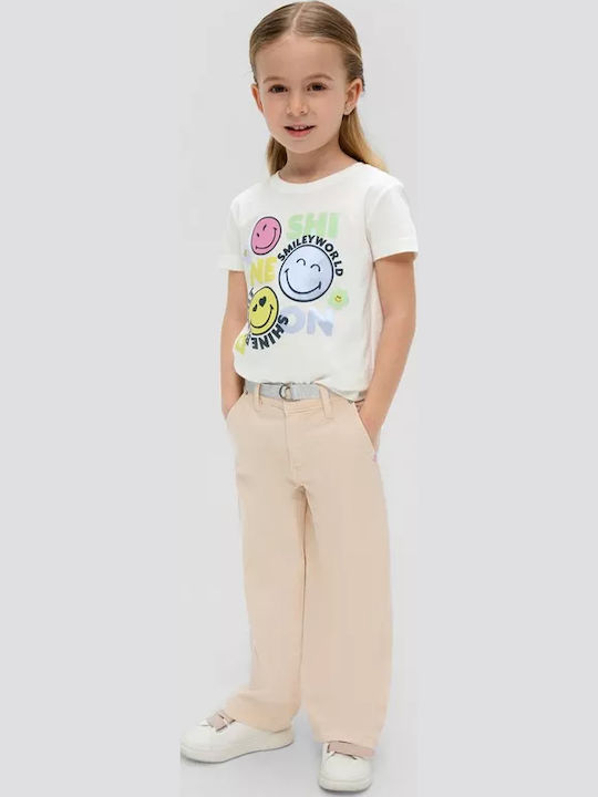 Kids' Shirt Short Sleeve Off-white
