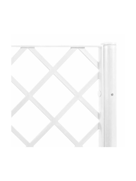 vidaXL Planter Box Plastic White 160x160x142cm.