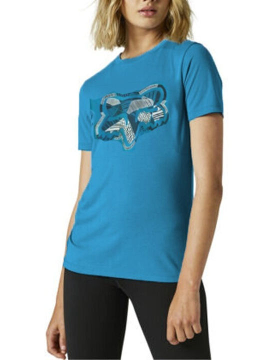 Fox Damen T-shirt Aqua