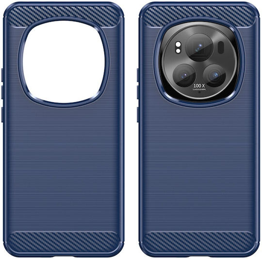 Mad Mask Brushed TPU Carbon Back Cover Silicon Albastru (Honor Magic6 Pro)