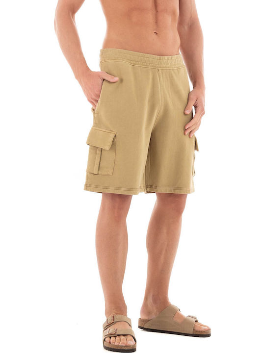 Ovin Men's Shorts Cargo Dark Beige