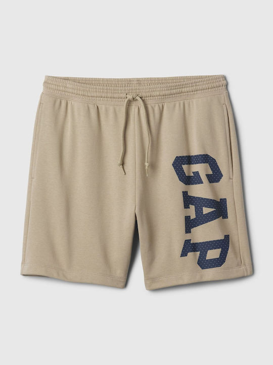 GAP Logo Bermudă Sportivă de Bărbați Beige