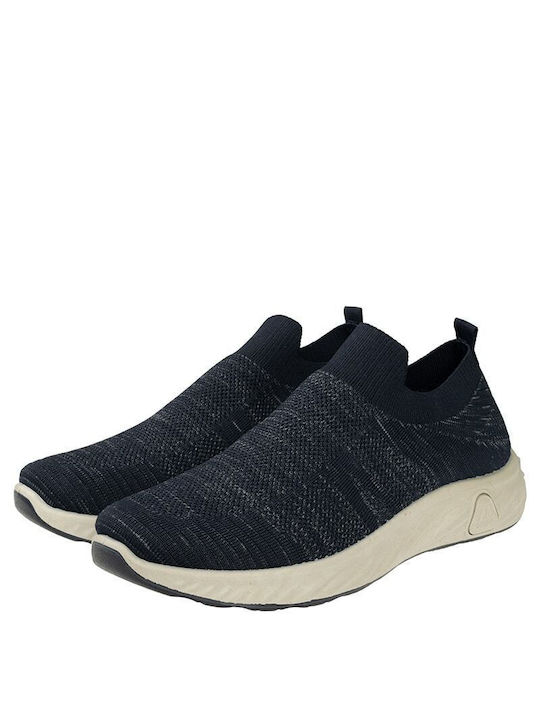 B-Soft Men's Canvas Slip-Ons Blue