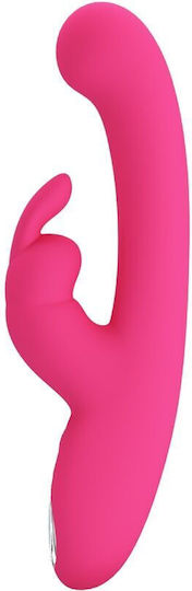 Pretty Love Functions Δονητής Rabbit με Απομακρυσμένο Έλεγχο 22cm Ροζ