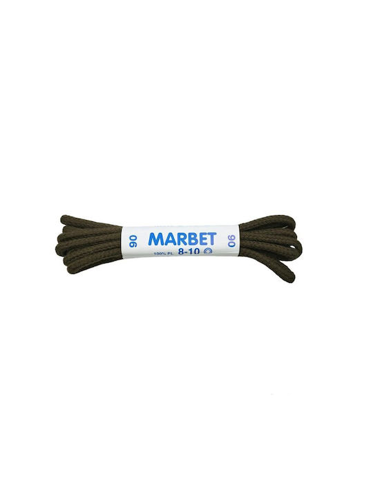 Marbet Κορδόνια Παπουτσιών Καφέ 2τμχ 90cm