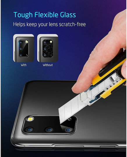 ESR Camera Protection Tempered Glass Transparent for the SAMSUNG S20