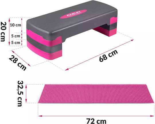 NEO Sport Aerobic Stepper με Ρυθμιζόμενο Ύψος