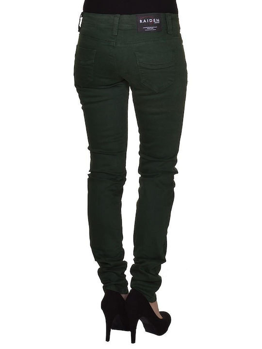 Raiden Women's Fabric Trousers Dark green